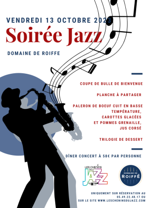 Jazz atmosphere at Domaine de Roiffe! 🎷